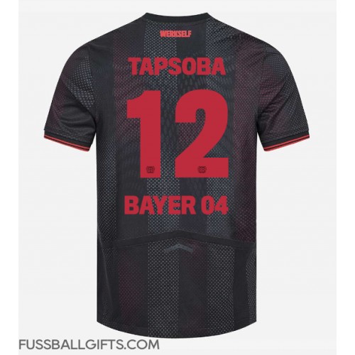 Bayer Leverkusen Edmond Tapsoba #12 Fußballbekleidung Heimtrikot 2025-26 Kurzarm